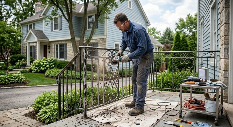 Wrought Iron Railing Repair