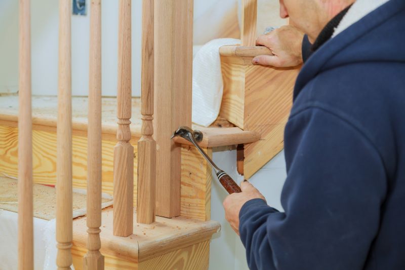 Stair Banister Installation in Conroe, TX